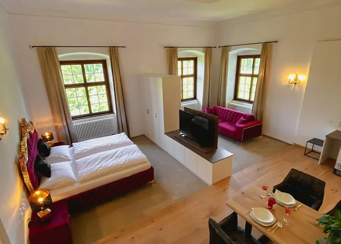 Hotel Luxurious Castle Retreat In Austria Innviertler Versailles With Nearby Spas